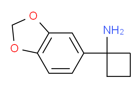 CAS No. 1152590-55-0, 1-(1,3-Benzodioxol-5-yl)cyclobutanamine