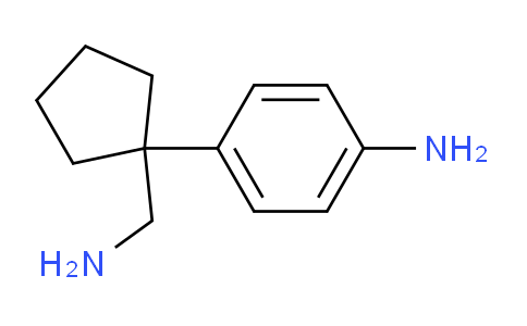 CAS No. 115279-69-1, 4-[1-(Aminomethyl)cyclopentyl]aniline