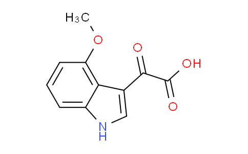 CAS No. 1154742-60-5, 2-(4-Methoxy-3-indolyl)-2-oxoacetic Acid