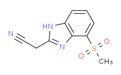 CAS No. 1547913-76-7, 2-(Cyanomethyl)-7-(methylsulfonyl)benzimidazole