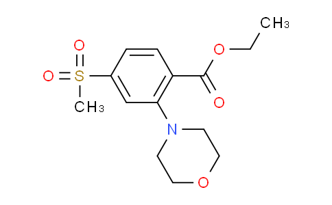 CAS No. 1354940-64-9, Ethyl 4-(Methylsulfonyl)-2-morpholinobenzoate