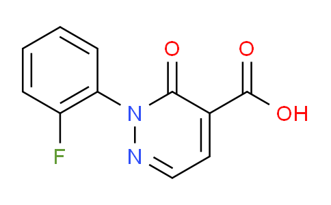CAS No. 1355011-43-6, 2-(2-Fluorophenyl)-3-oxo-2,3-dihydropyridazine-4-carboxylic acid