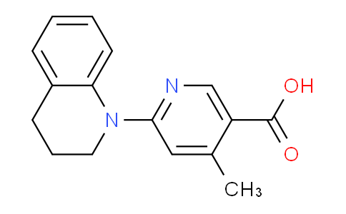 CAS No. 1355200-27-9, 6-(3,4-Dihydroquinolin-1(2H)-yl)-4-methylnicotinic acid