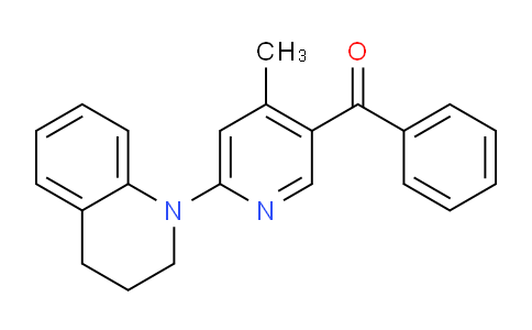 CAS No. 1355216-07-7, (6-(3,4-Dihydroquinolin-1(2H)-yl)-4-methylpyridin-3-yl)(phenyl)methanone