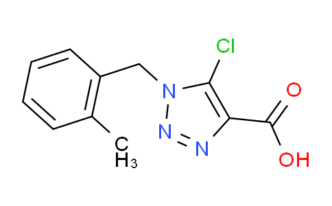 CAS No. 1355231-12-7, 5-Chloro-1-(2-methylbenzyl)-1H-1,2,3-triazole-4-carboxylic acid