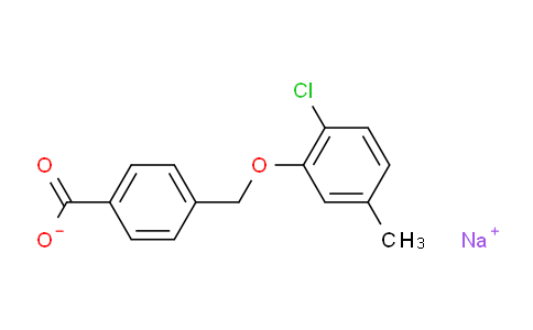 CAS No. 1147193-94-9, Sodium 4-((2-chloro-5-methylphenoxy)methyl)benzoate