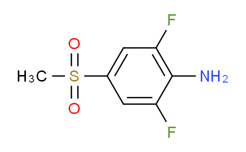 CAS No. 1147557-74-1, 2,6-Difluoro-4-(methylsulfonyl)aniline