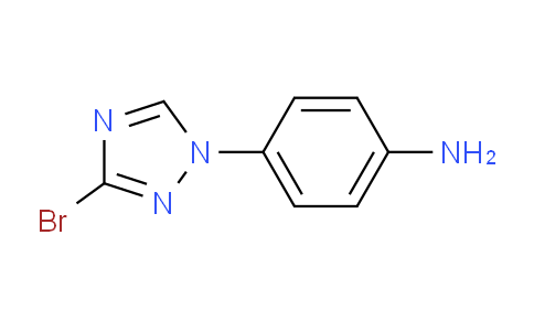 CAS No. 1129540-72-2, 4-(3-Bromo-1H-1,2,4-triazol-1-yl)aniline