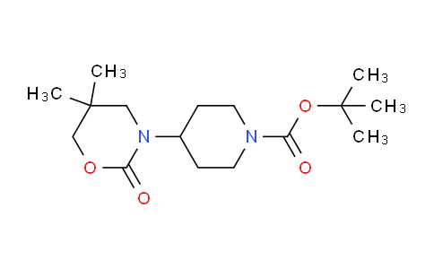 CAS No. 1215596-09-0, tert-Butyl 4-(5,5-dimethyl-2-oxo-1,3-oxazinan-3-yl)piperidine-1-carboxylate