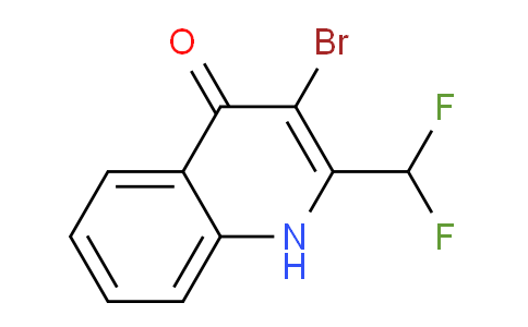 CAS No. 1707571-13-8, 3-Bromo-2-(difluoromethyl)quinolin-4(1H)-one