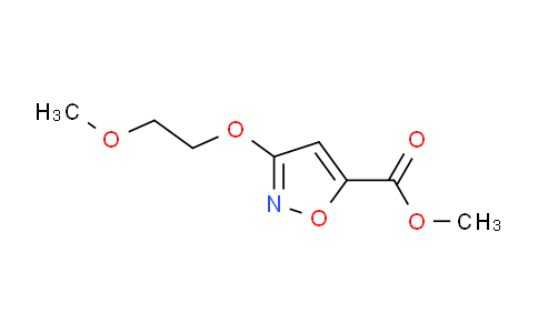 CAS No. 1707571-18-3, Methyl 3-(2-methoxyethoxy)isoxazole-5-carboxylate