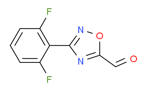 CAS No. 1707584-64-2, 3-(2,6-Difluorophenyl)-1,2,4-oxadiazole-5-carbaldehyde