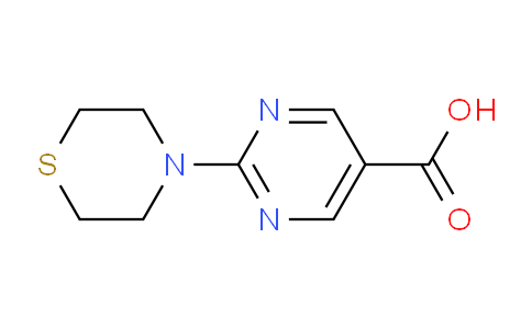 CAS No. 1707586-55-7, 2-Thiomorpholinopyrimidine-5-carboxylic acid
