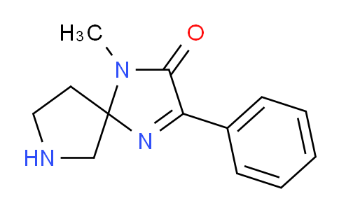 CAS No. 1707735-04-3, 1-Methyl-3-phenyl-1,4,7-triazaspiro[4.4]non-3-en-2-one