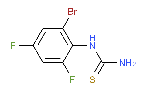 CAS No. 1094493-45-4, 1-(2-Bromo-4,6-difluorophenyl)thiourea