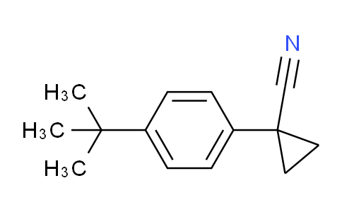 CAS No. 1096317-25-7, 1-[4-(tert-Butyl)phenyl]cyclopropanecarbonitrile