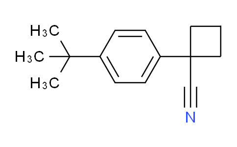 CAS No. 1096856-95-9, 1-[4-(tert-Butyl)phenyl]cyclobutanecarbonitrile
