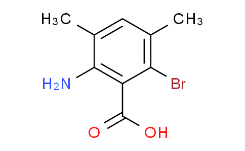 CAS No. 1603580-85-3, 2-Amino-6-bromo-3,5-dimethylbenzoic Acid