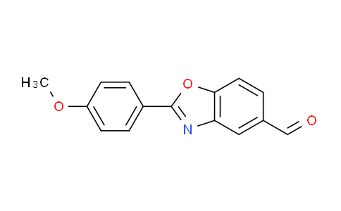 CAS No. 1266978-20-4, 2-(4-Methoxyphenyl)benzo[d]oxazole-5-carbaldehyde