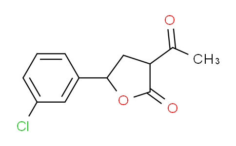 CAS No. 1267049-96-6, 3-Acetyl-5-(3-chlorophenyl)dihydrofuran-2(3H)-one
