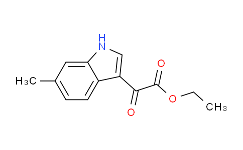 CAS No. 1274784-85-8, Ethyl 2-(6-Methyl-3-indolyl)-2-oxoacetate