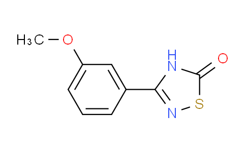 CAS No. 1206970-69-5, 3-(3-Methoxyphenyl)-1,2,4-thiadiazol-5(4h)-one