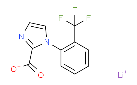 CAS No. 1208074-93-4, Lithium 1-(2-(trifluoromethyl)phenyl)-1H-imidazole-2-carboxylate