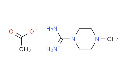 CAS No. 1208081-65-5, Amino(4-methylpiperazin-1-yl)methaniminium acetate