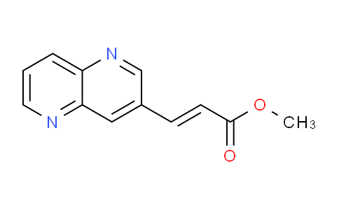 CAS No. 1261399-16-9, (E)-Methyl 3-(1,5-naphthyridin-3-yl)acrylate