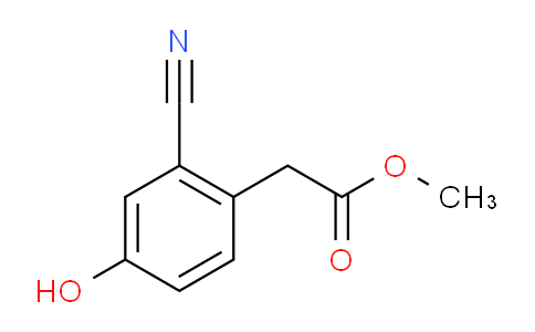 CAS No. 1261559-90-3, Methyl 2-(2-Cyano-4-hydroxyphenyl)acetate