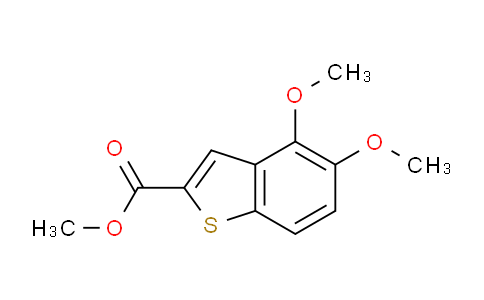 CAS No. 1263209-72-8, Methyl 4,5-dimethoxybenzo[b]thiophene-2-carboxylate
