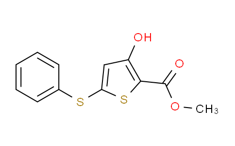 CAS No. 104386-71-2, Methyl 3-hydroxy-5-(phenylthio)thiophene-2-carboxylate