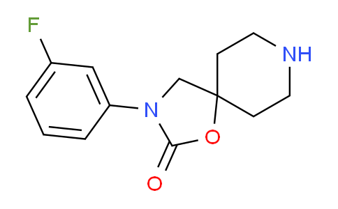 CAS No. 1047655-91-3, 3-(3-Fluorophenyl)-1-oxa-3,8-diazaspiro[4.5]decan-2-one