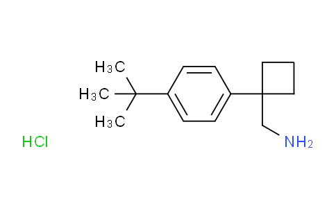 CAS No. 1235440-78-4, 1-[4-(tert-Butyl)phenyl]cyclobutanemethanamine Hydrochloride