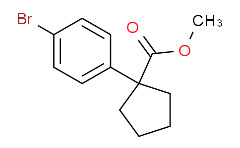 CAS No. 1236357-64-4, METHYL 1-(4-BROMOPHENYL)CYCLOPENTANECARBOXYLATE