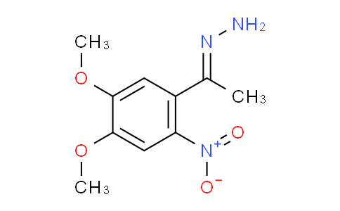 CAS No. 123642-61-5, (1-(4,5-Dimethoxy-2-nitrophenyl)ethylidene)hydrazine