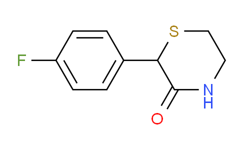 CAS No. 123828-22-8, 2-(4-Fluorophenyl)thiomorpholin-3-one