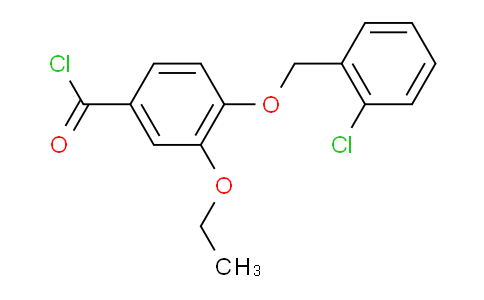 CAS No. 1160260-38-7, 4-((2-Chlorobenzyl)oxy)-3-ethoxybenzoyl chloride