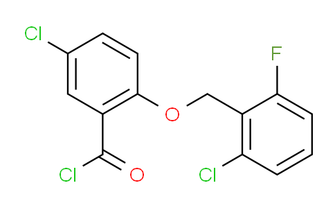 CAS No. 1160260-41-2, 5-Chloro-2-((2-chloro-6-fluorobenzyl)oxy)benzoyl chloride