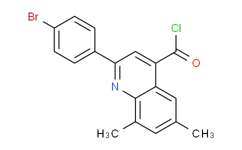 CAS No. 1160262-80-5, 2-(4-Bromophenyl)-6,8-dimethylquinoline-4-carbonyl chloride