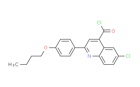 MC819507 | 1160263-40-0 | 2-(4-Butoxyphenyl)-6-chloroquinoline-4-carbonyl chloride