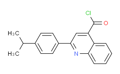 DY819510 | 1160264-73-2 | 2-(4-Isopropylphenyl)quinoline-4-carbonyl chloride