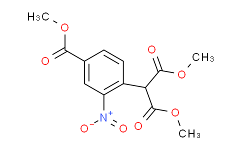 CAS No. 1160293-27-5, 1,3-Dimethyl 2-[4-(methoxycarbonyl)-2-nitrophenyl]propanedioate