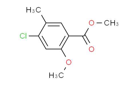 CAS No. 1368228-61-8, Methyl 4-Chloro-2-methoxy-5-methylbenzoate