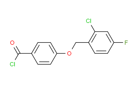 CAS No. 1160250-68-9, 4-((2-Chloro-4-fluorobenzyl)oxy)benzoyl chloride