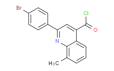 CAS No. 1160254-37-4, 2-(4-Bromophenyl)-8-methylquinoline-4-carbonyl chloride
