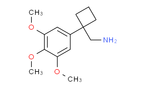 CAS No. 1026796-43-9, 1-(3,4,5-Trimethoxyphenyl)cyclobutanemethanamine