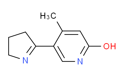 CAS No. 1352509-86-4, 5-(3,4-Dihydro-2H-pyrrol-5-yl)-4-methylpyridin-2-ol