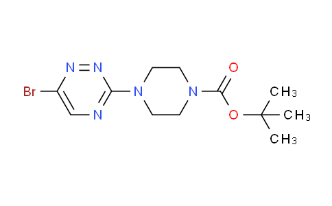 CAS No. 1379522-55-0, tert-Butyl 4-(6-bromo-1,2,4-triazin-3-yl)piperazine-1-carboxylate