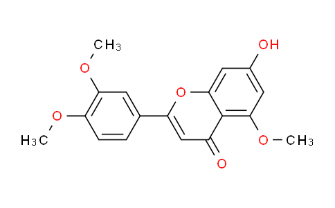 CAS No. 10544-05-5, 2-(3,4-Dimethoxyphenyl)-7-hydroxy-5-methoxy-4H-chromen-4-one